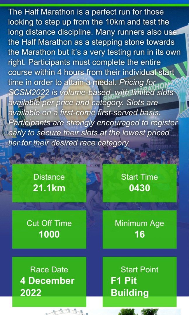 Standard Chartered Singapore Marathon 2022 Half Marathon 21.1km 80
