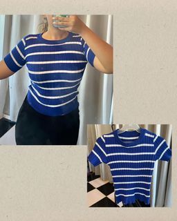 Striped Knitted Blouse