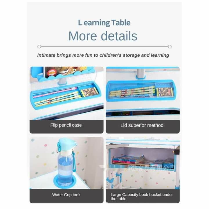 Study table with lamp (Category: Kids Tables & Chairs) located in Manila. Submitted by minidivisoria (Listing ID 1198787822, Image 2). Description: .