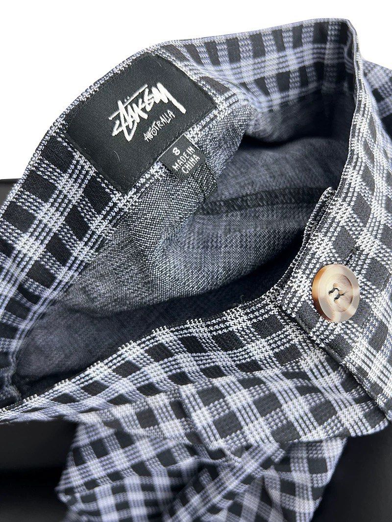 Stussy checkered pants on sale