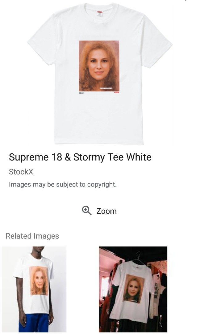 18 and stormy supreme tee top