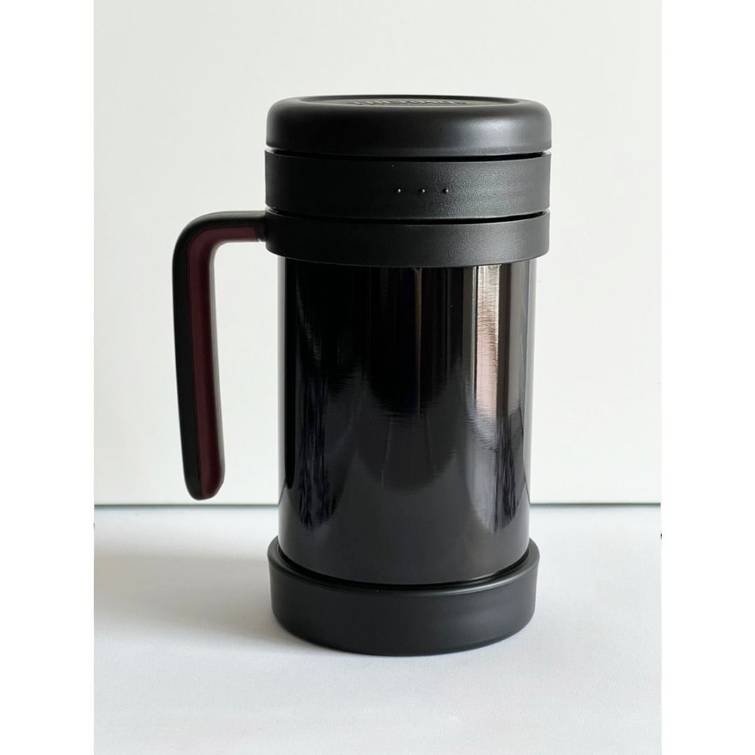 Travel Mug (500ml) I 2pcs Set | Wooden & Grey