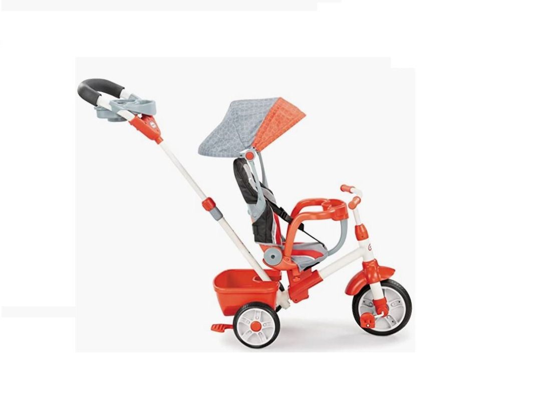 TPLittle Tikes 5In1 Deluxe Ride and Relax Recliner Trike 20 inch Red