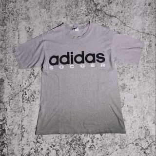 Tshirt Adidas soccer vtg 90s vintage made usa