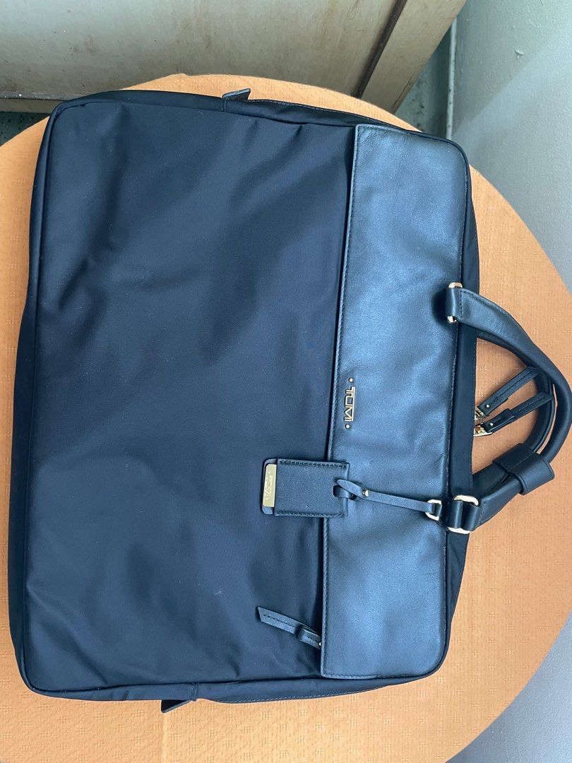 TUMI double zip briefcase / laptop bag, Men's Fashion, Bags, Briefcases