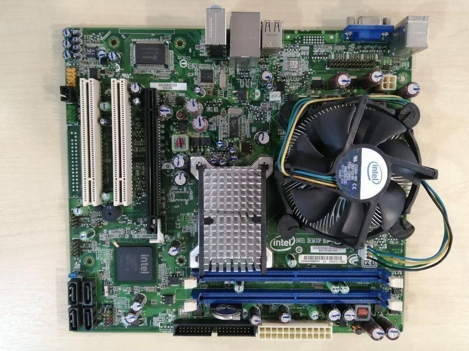 USED Motherboard LGA 775 Intel DG41RQ with Intel C2D E7500 CPU combo Desktop PC