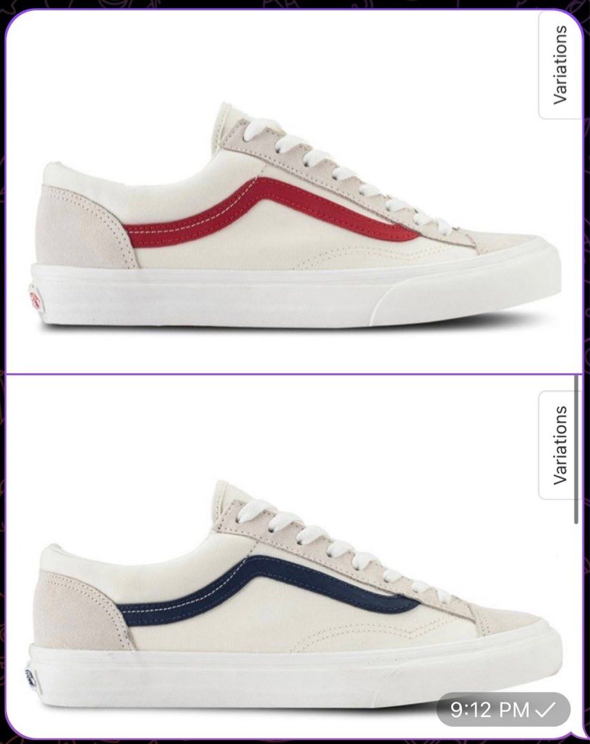 Red vans size discount 12