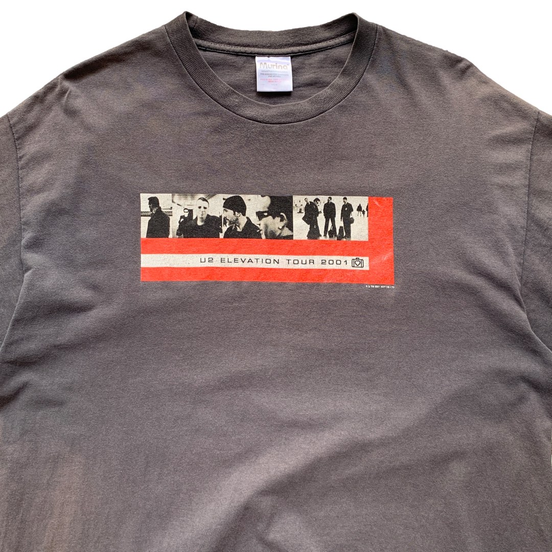 Vintage 2001 U2 Elevation Tour Band Tee Shirt, Men's Fashion, Tops & Sets, Tshirts & Polo Shirts