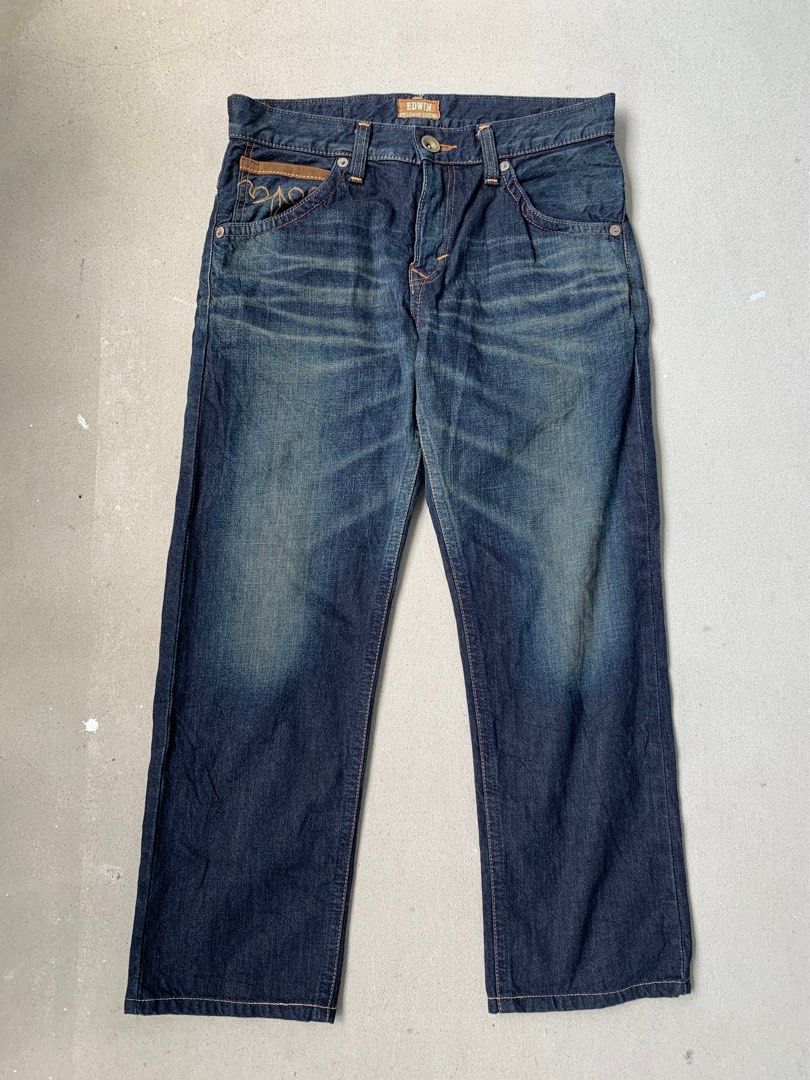 Vintage Edwin Southern Bootcut Jeans w leather deets *grailed*, Men's ...