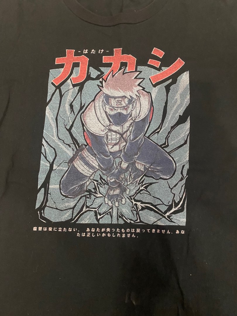 Kakashi Shirt Vintage : Naruto Kakashi Fullprint Tee T-shirt
