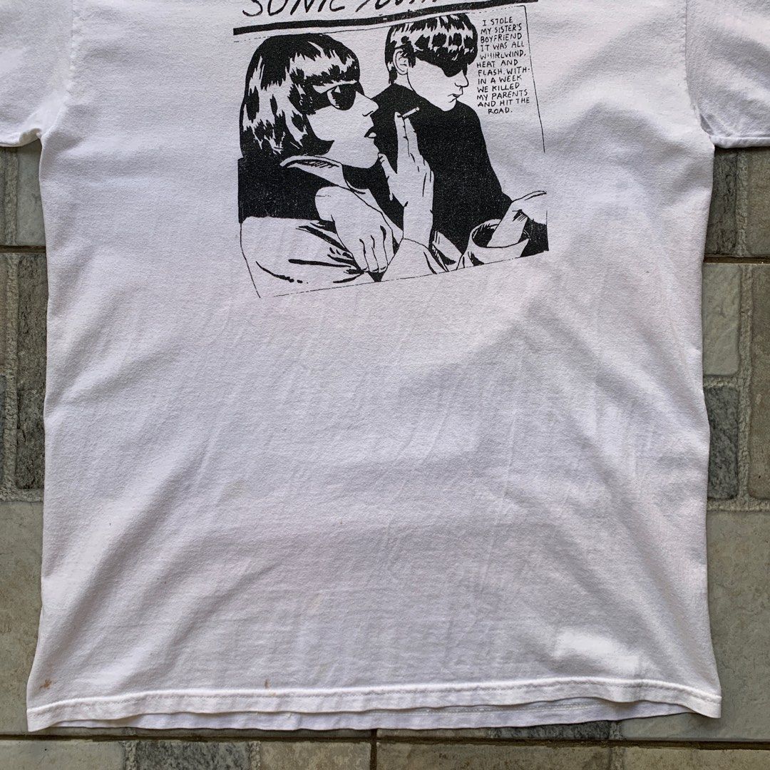 Vintage Sonic Youth Goo Band Tee Shirt, Men's Fashion, Tops & Sets