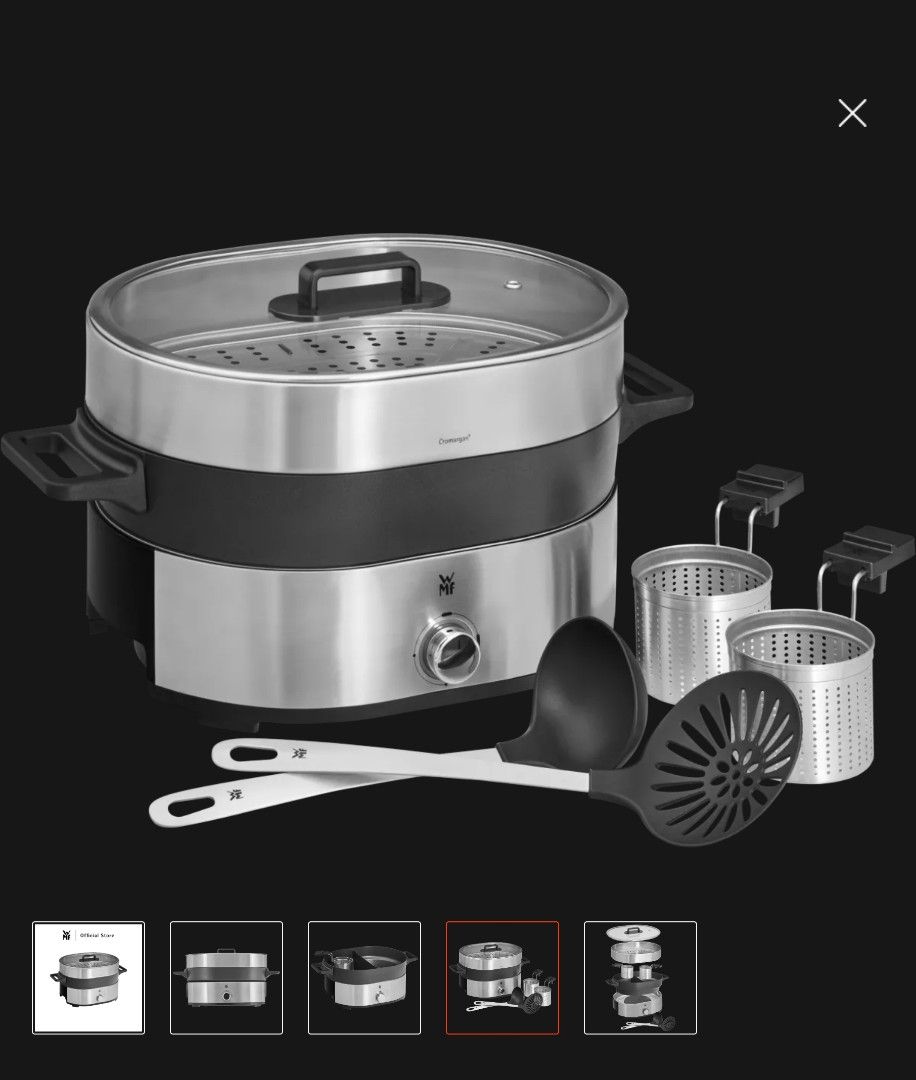 The diversity of world cuisine in a single device: WMF Lono Hot Pot & Steam