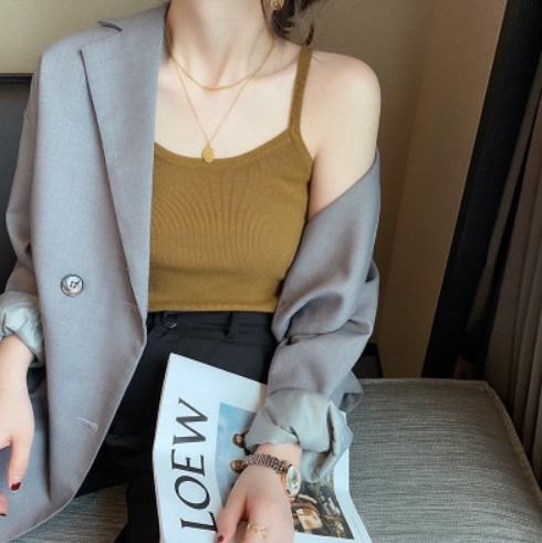 Women Formal-Casual Singlet, Women's Fashion, Tops, Sleeveless on Carousell
