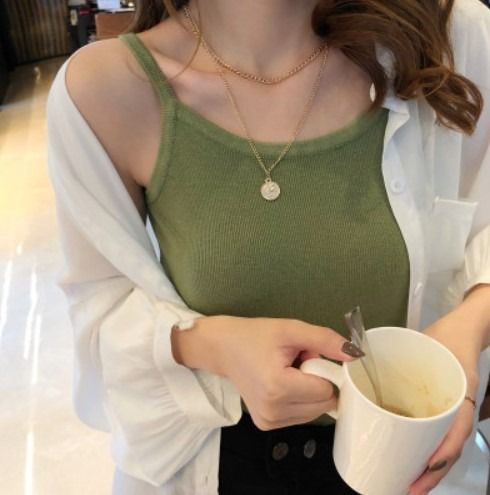 Women Formal-Casual Singlet, Women's Fashion, Tops, Sleeveless on Carousell