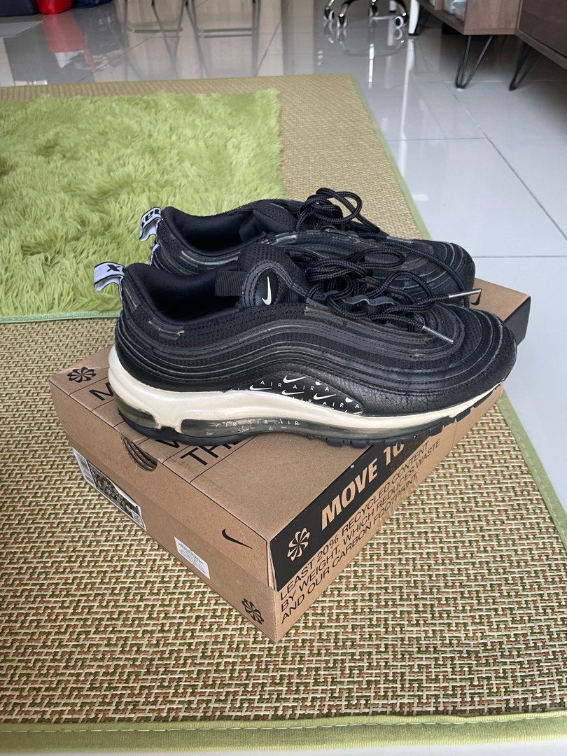 Womens airmax 97s lux black US 8.5 UK6 EU40 25.5CM Women s
