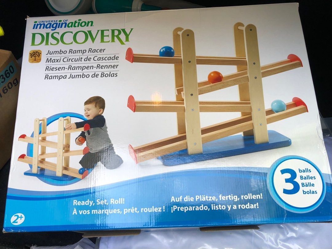Jambo Ramp Wooden Jumbo Ramp Race, Babies & Kids, Infant Playtime on Carousell