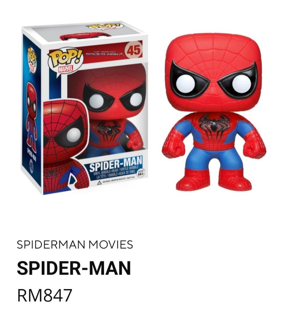 World Cup Sale The Amazing Spider Man 2 Marvel Funko Pop