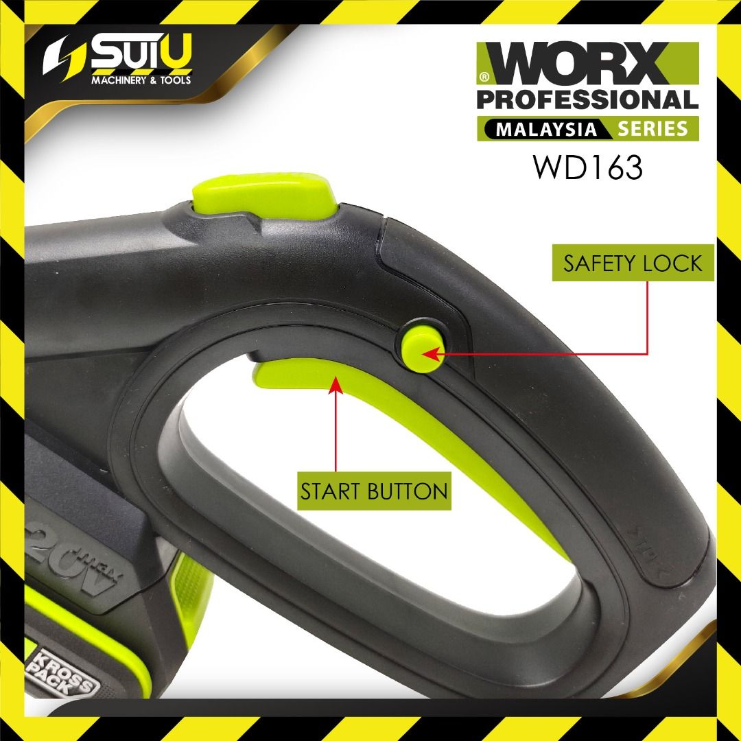 WORX WD163 20V Cordless Grass Trimmer Mesin Pemotong Rumput