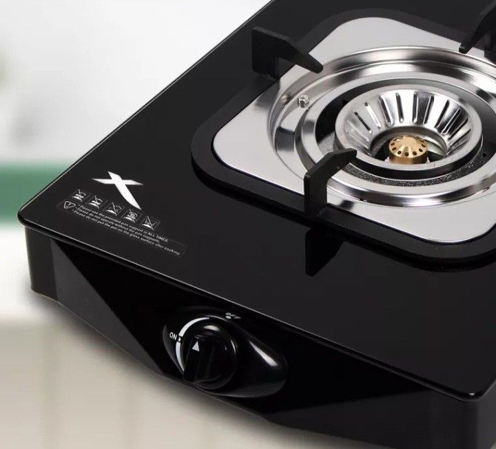Xtreme Single Burner Gas Stove (XGSGlass1BX), Furniture & Home Living
