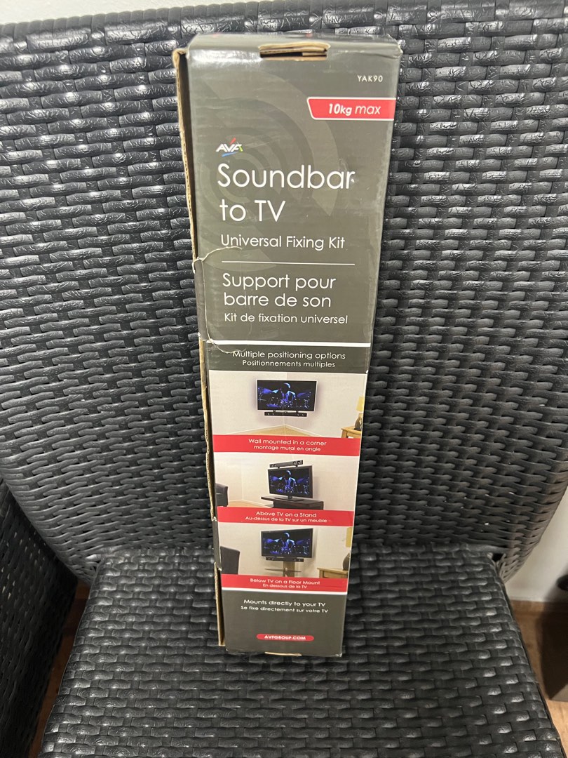 Yak90 Universal Sound Bar Mounting Kit, TV & Home Appliances, TV