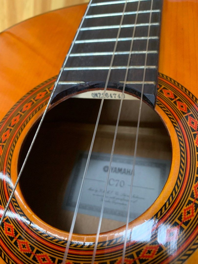 yamaha C70 classical guitar, Hobbies & Toys, Music & Media, Musical ...