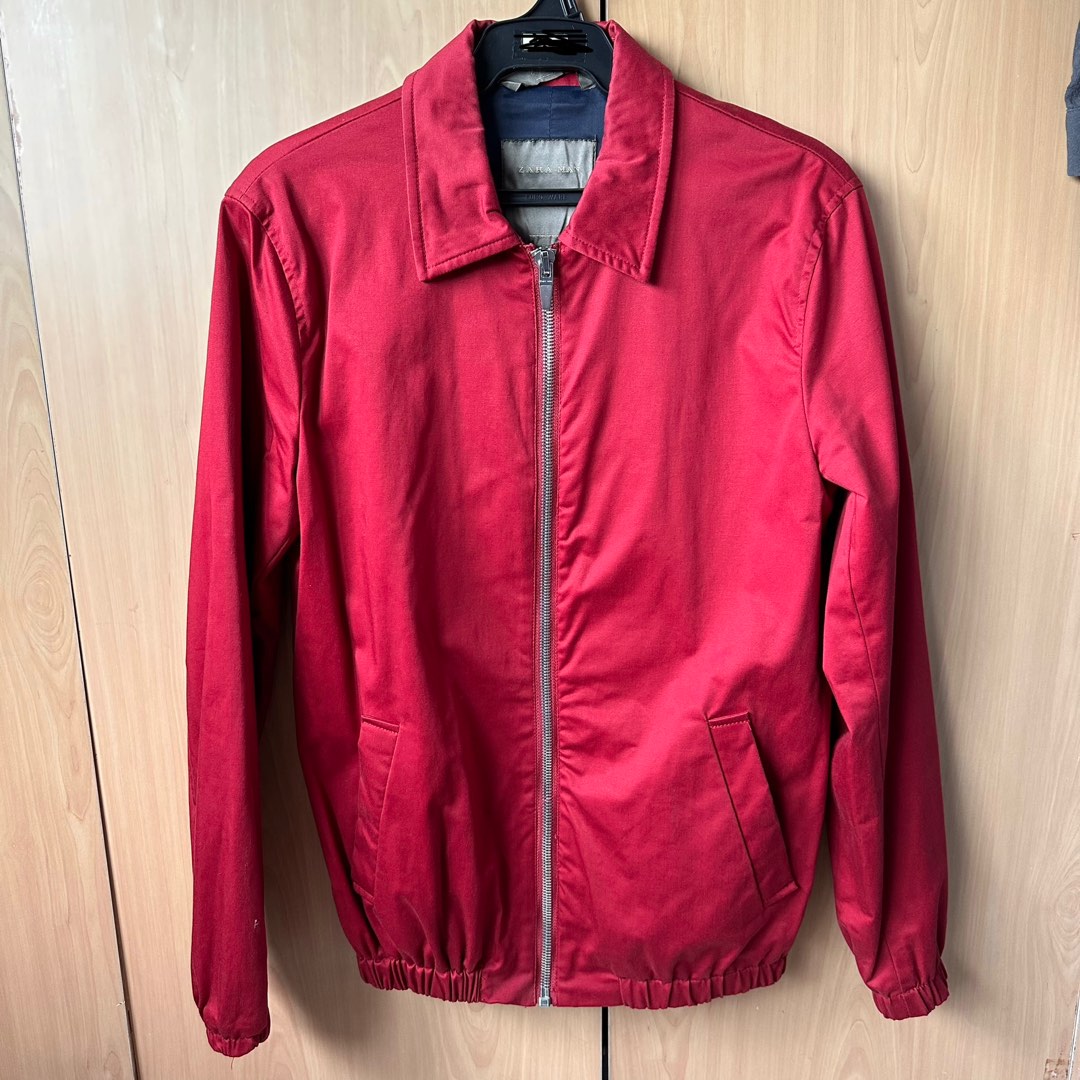 Zara Man Collar Jacket, Men's Fashion, Coats, Jackets and Outerwear on