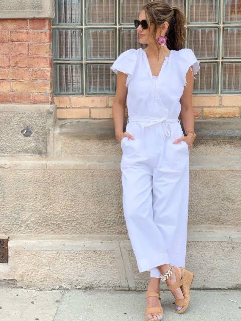 Zara rustic jumpsuit on sale