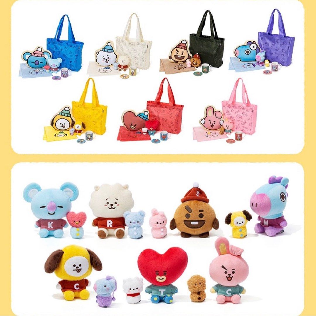 bt21 blind box plush