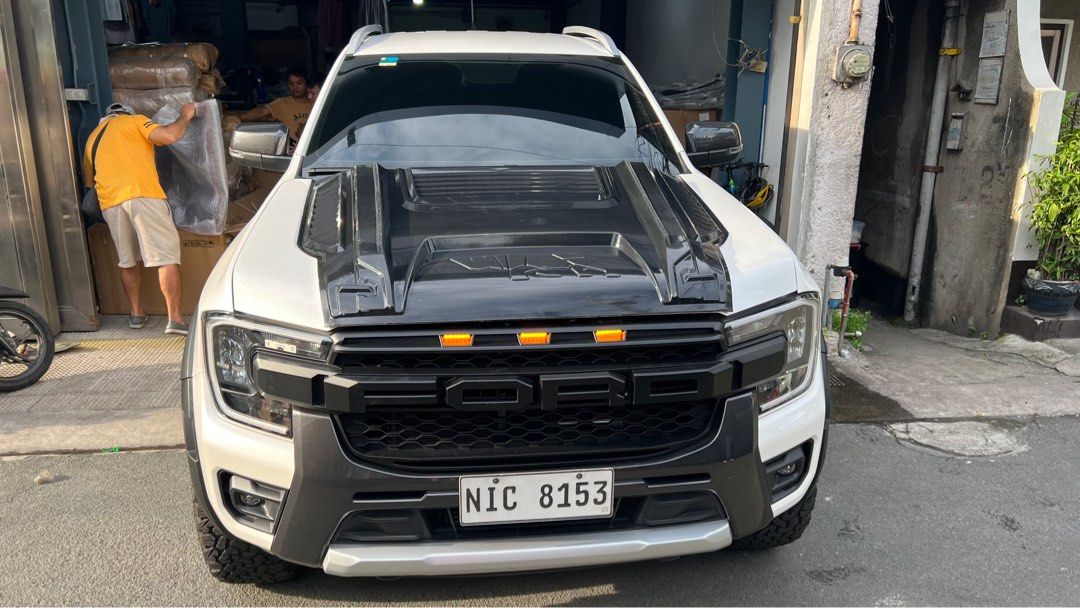 2023 Ford Ranger Rhino Hoodscoop Plastic hood scoop, Car Parts