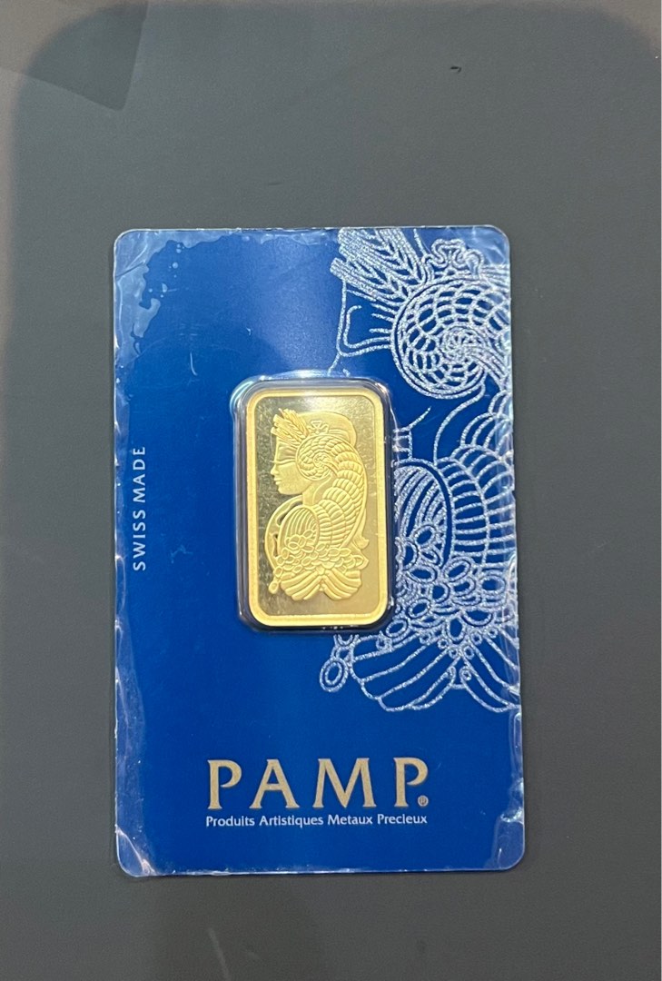 24k PAMP Gold Bar, Hobbies & Toys, Memorabilia & Collectibles, Currency ...