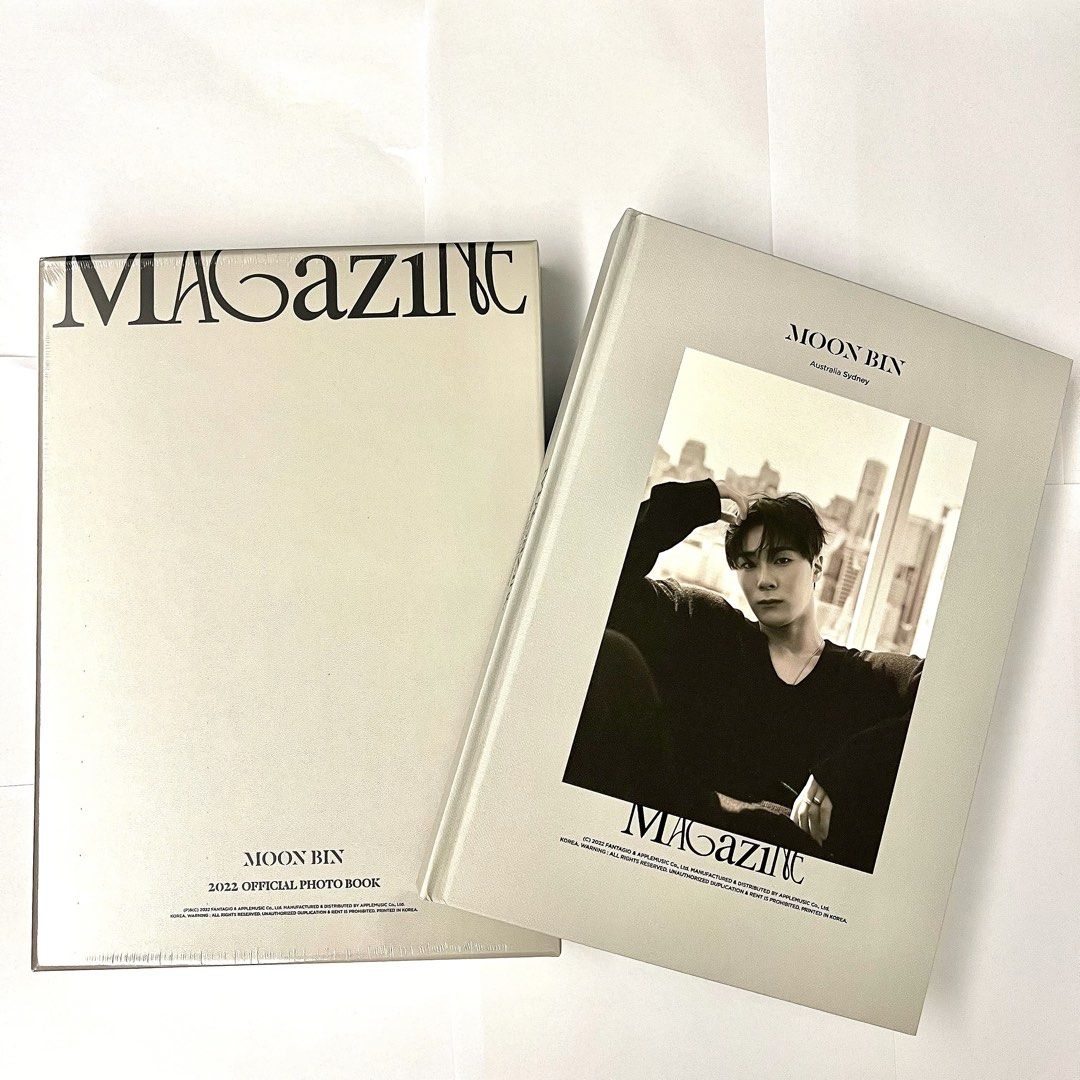 現貨) 文彬Moonbin 寫真集Photobook <Magazine> // 小卡Astro, 興趣及