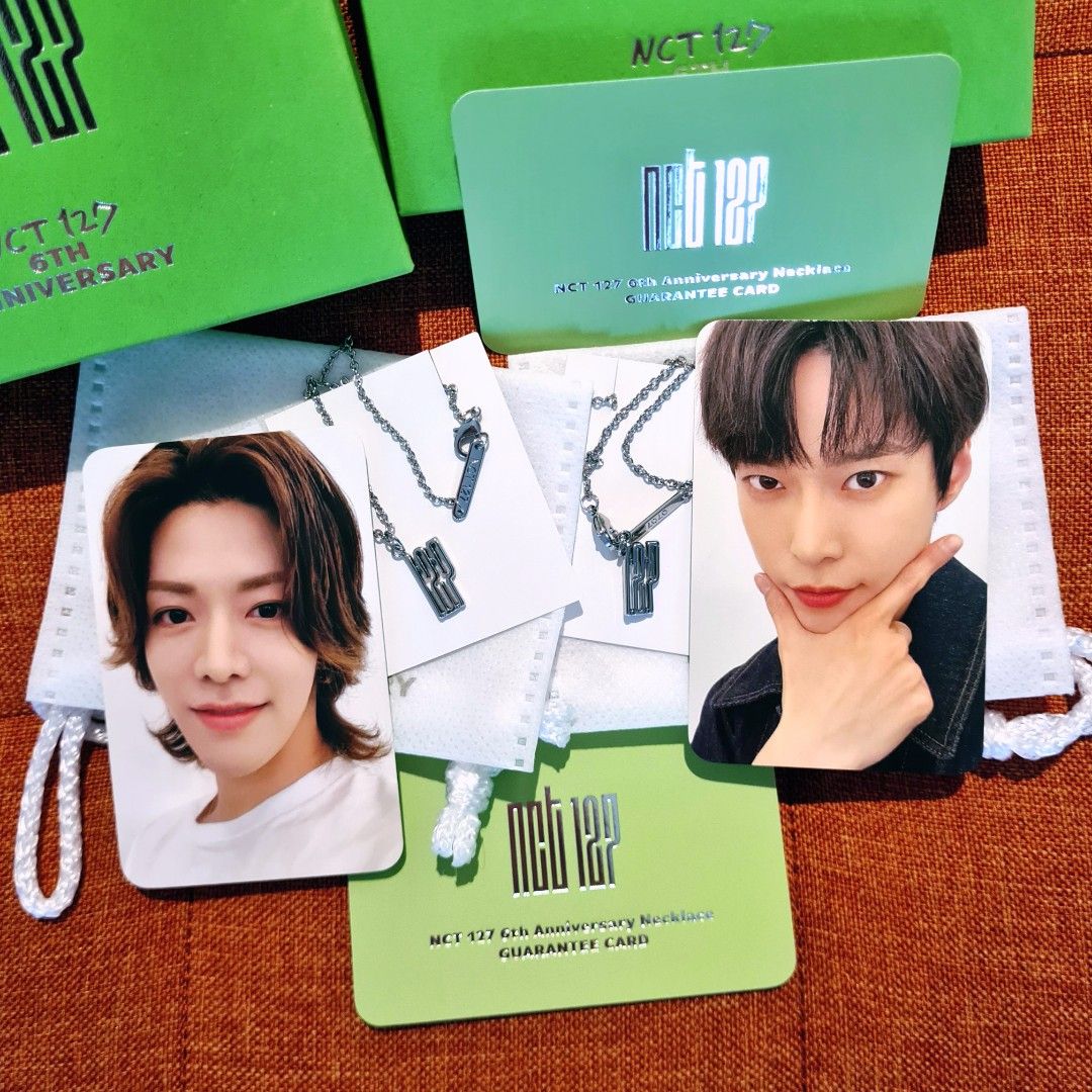 ラウンド  🍒🐰 nct 127 6th anniversary necklace & pc set | yuta K-POP・アジア