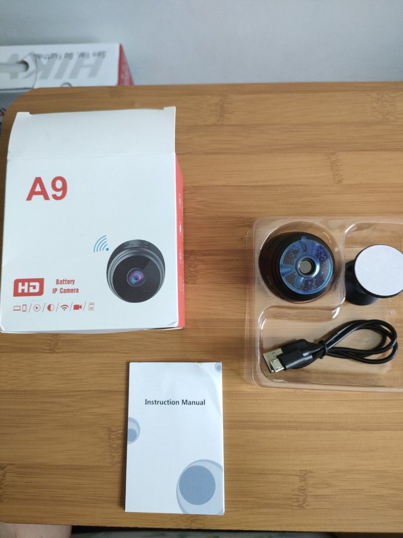 A9 HD battery IP camera, Furniture & Home Living, Security & Locks ...