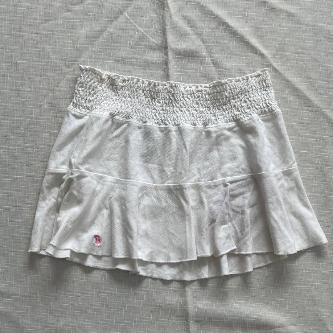 Abercrombie & Fitch White Tennis Skirt, Women's Fashion, Bottoms