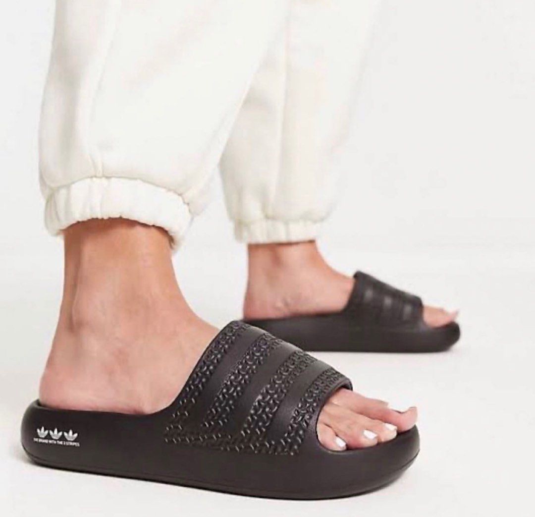 Adidas Ayoon Slides (Womens), Women's Fashion, Footwear, Slippers and slides  on Carousell