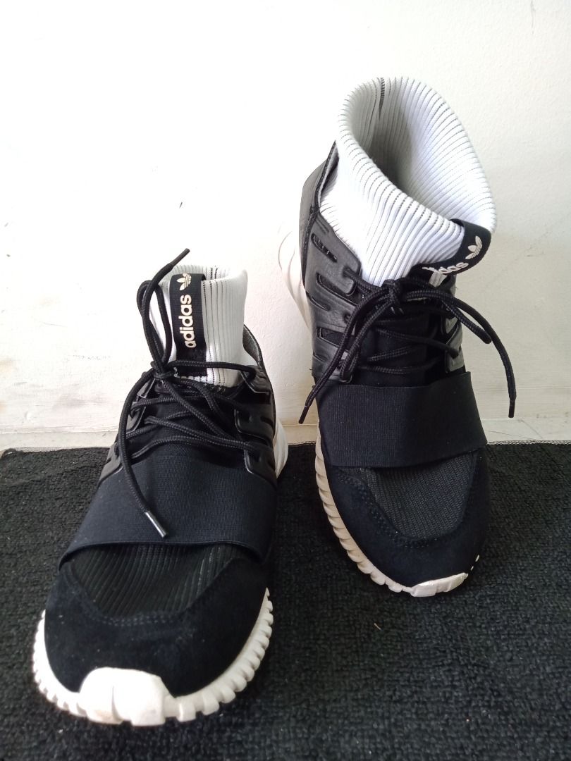 Adidas tubular high top black sales