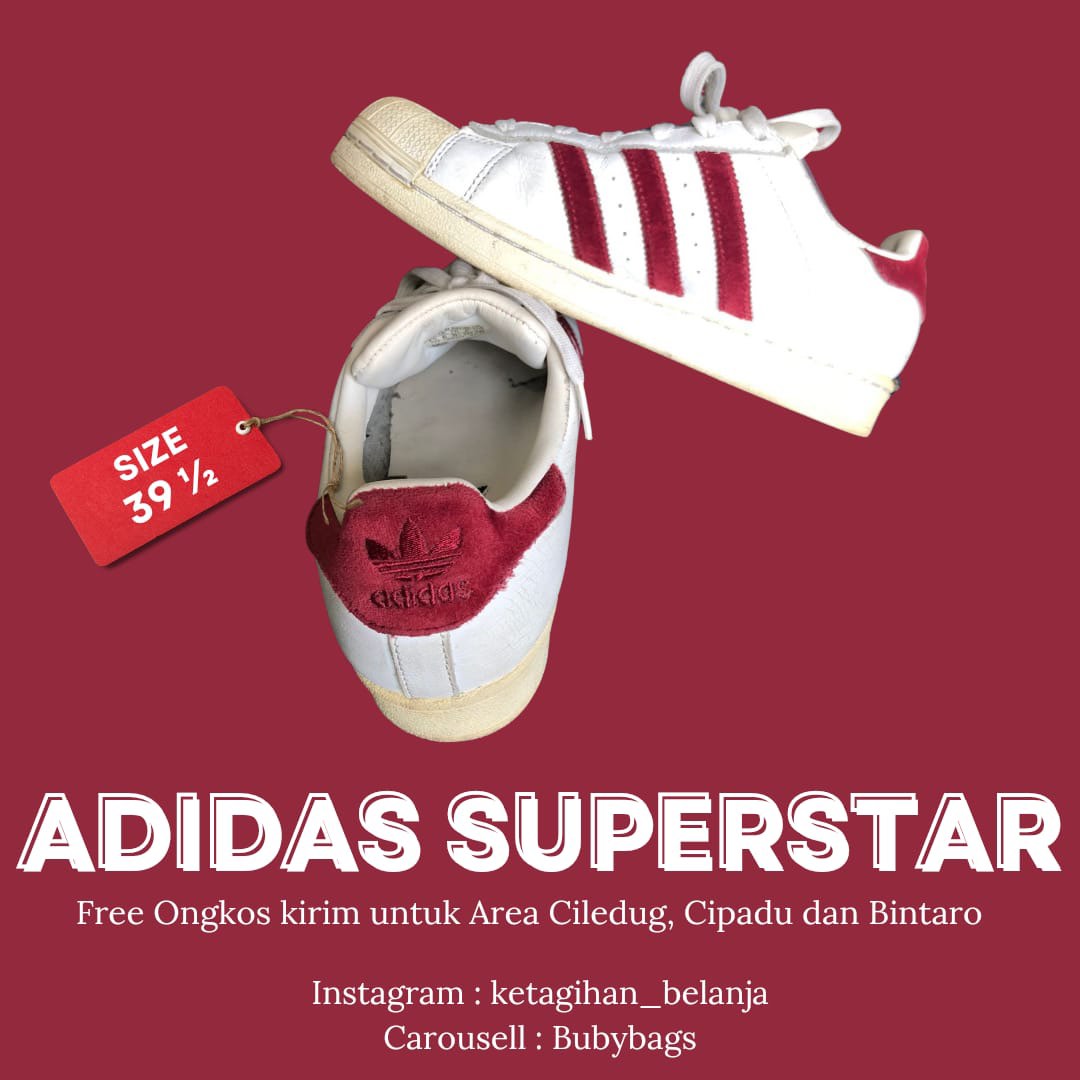 Adidas Superstar Shell Toe Sneaker, Fesyen Pria, Sepatu , Lainnya di  Carousell