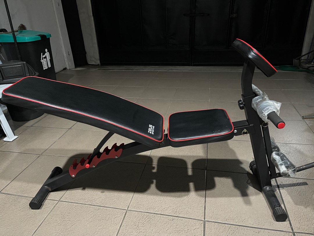 Adjustable Bench Press Machine, Sports Equipment, Exercise & Fitness ...