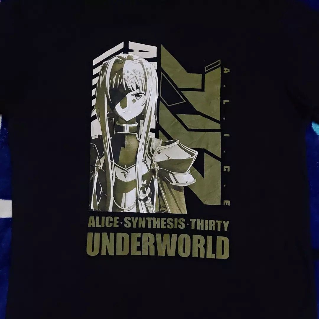 Alice Synthesis Thirty - Sword Art Online Alicization (Anime Shirt), Men's  Fashion, Tops & Sets, Tshirts & Polo Shirts on Carousell