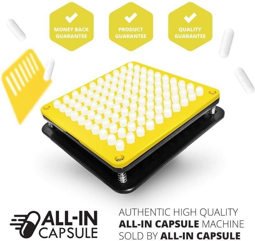ALLIN Capsule Filling Machine for Size 1 Make Your Own Capsules Now