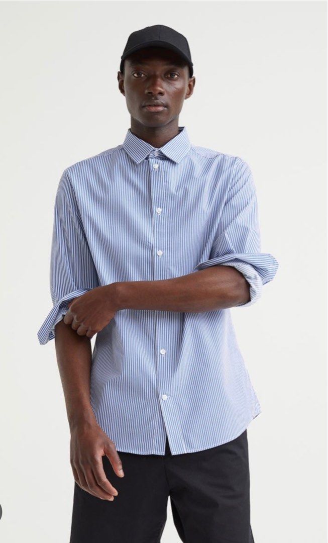 H&m mens formal shirts hot sale