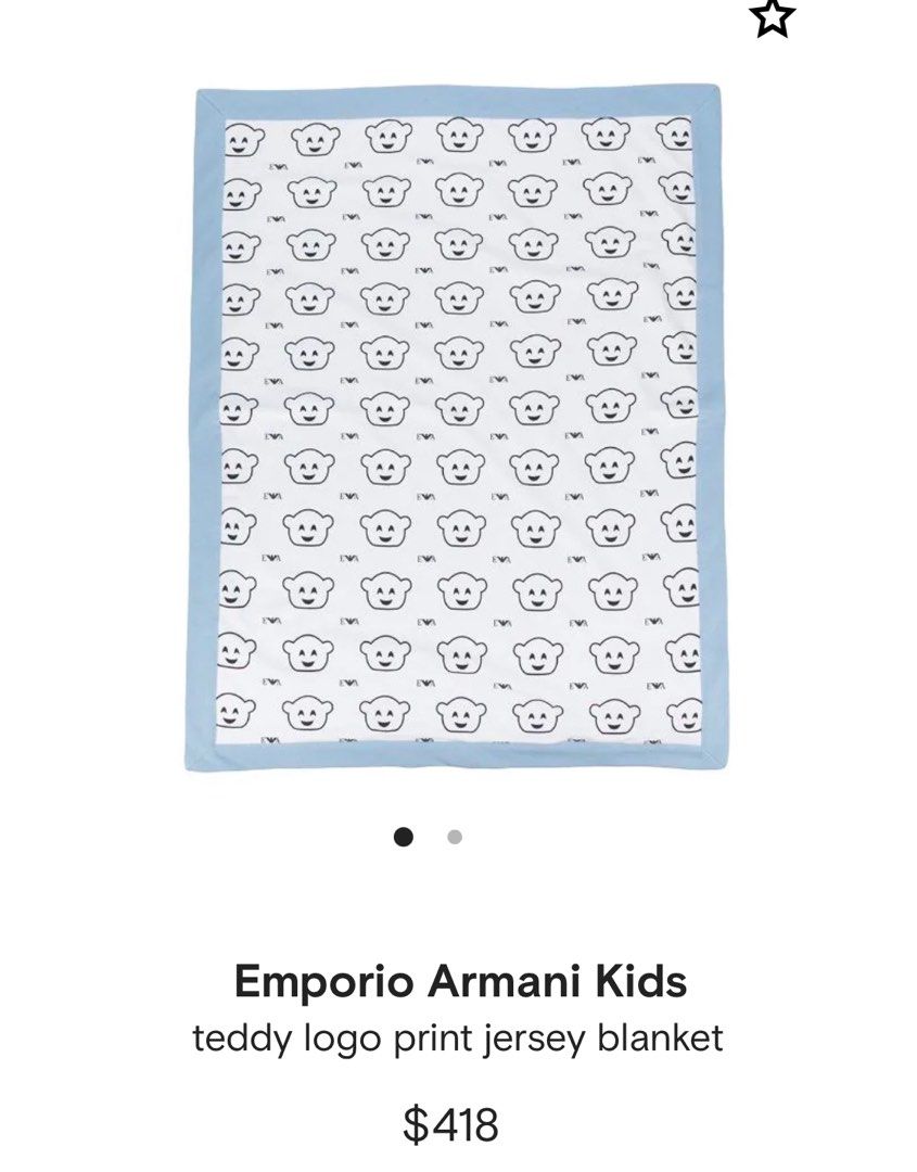 Armani baby blanket sale online