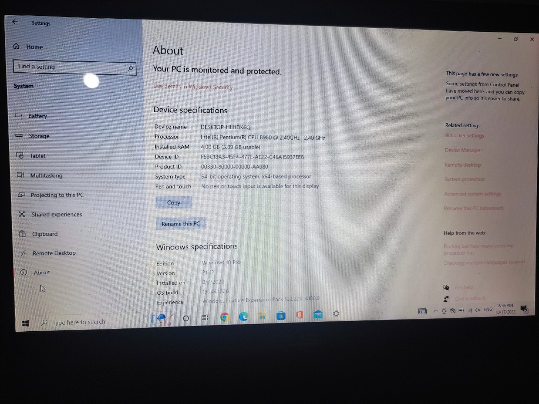 ASUS Laptop Intel Pentium B980 (2.4GHz) 4GB Memory 500GB HDD Intel GMA ...
