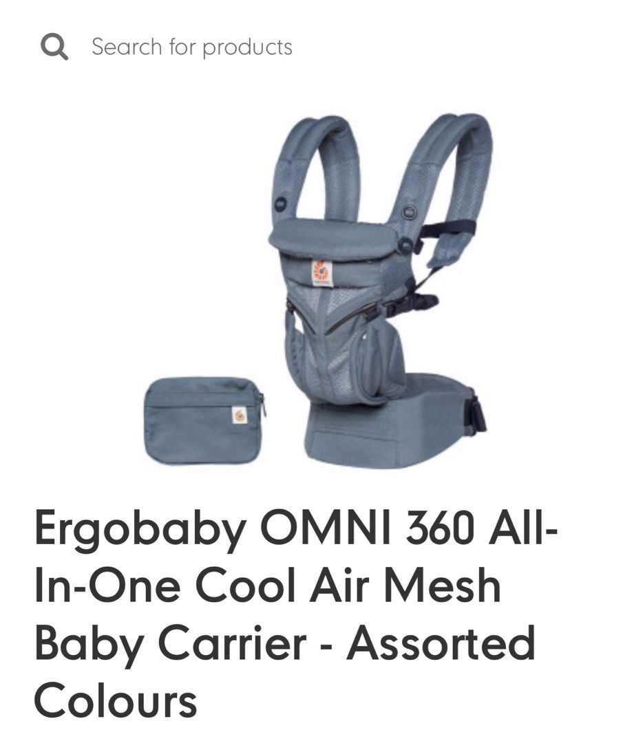 Authentic Ergobaby carrier, Babies & Kids, Going Out, Carriers & Slings