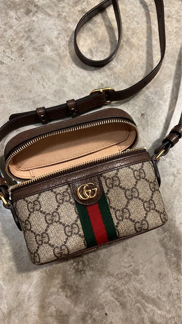 Authentic Ophidia GG top handle mini bag used