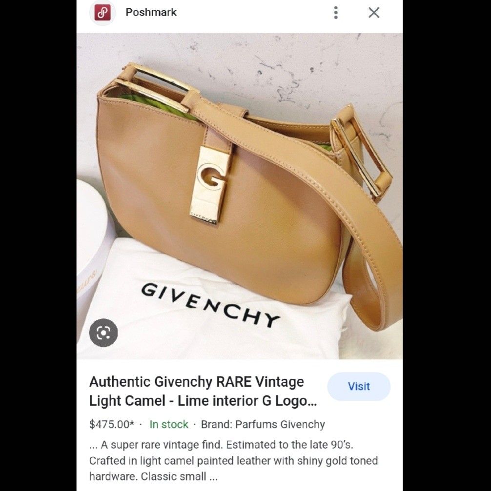Used AB/Slightly used] GIVENCHY Vintage 4G Logo Top Handle with