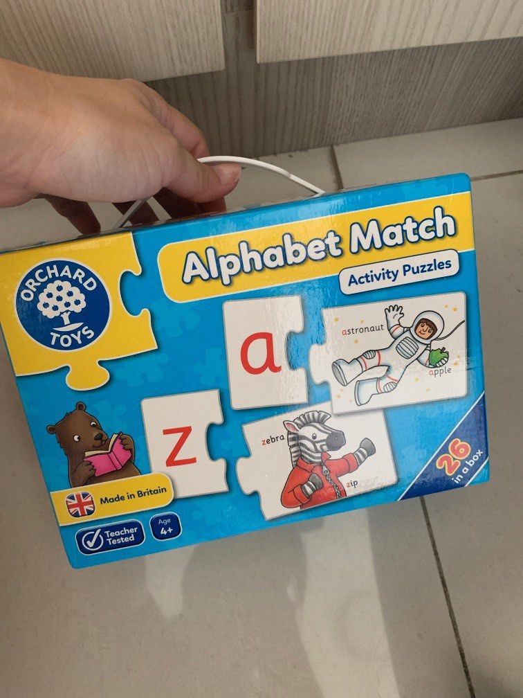 Orchard toys top alphabet match