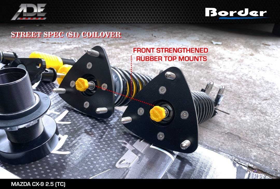 BORDER STREET SPEC (S1) COILOVER ON MAZDA CX-9 2.5 (TC), Car ...