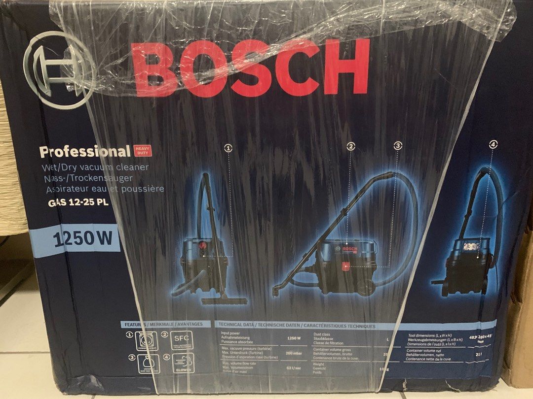 BOSCH Professional Wet & Dry Vacuum, Furniture & Home Living, Cleaning