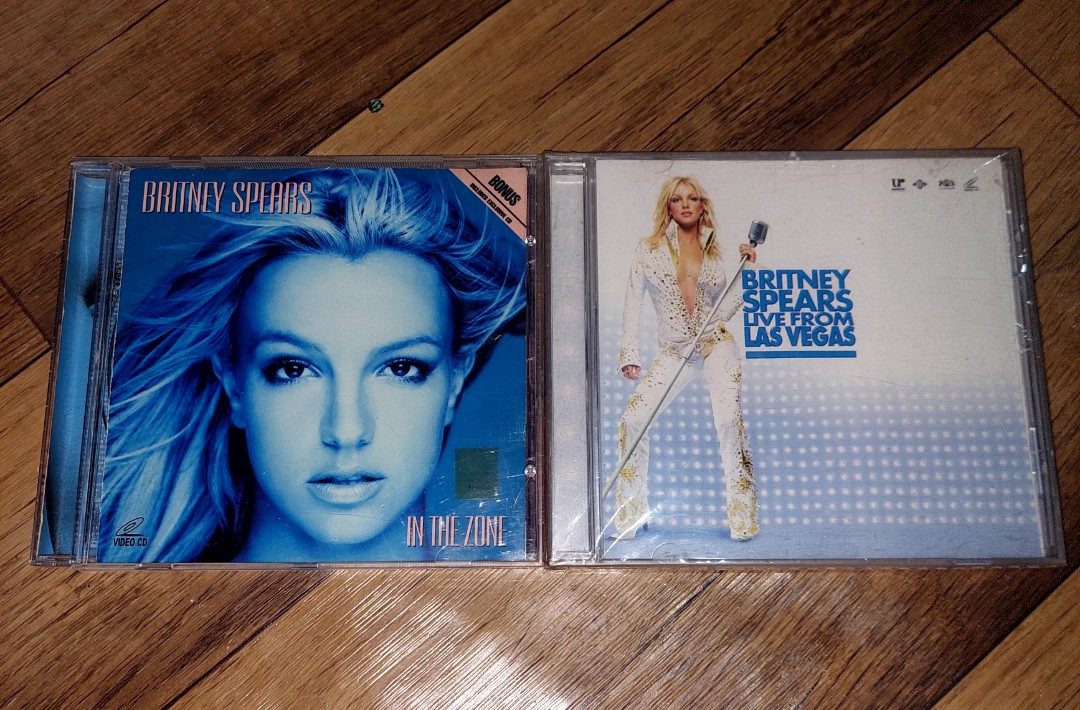 Britney Spears#In The Zone&Las Vegas#Rare VCD, Hobbies & Toys, Music ...